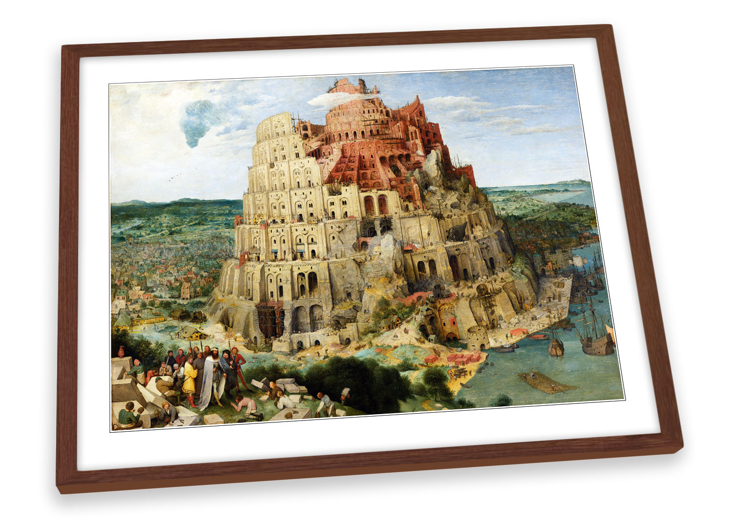 THE TOWER OF BABEL PIETER BRUEGEL PAINTING  ART PRINT  POSTER #3 A3/A4 SIZE 
