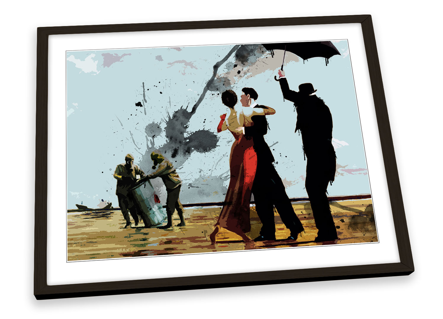 A4 Poster Print Banksy Oil Can  A3